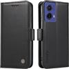 XINNI Cover per Motorola Moto G85 5G Custodia | Semplice Cellulare Libro Antiurto Flip Pelle PU/TPU Magnetica Case