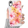 Yoedge Trasparente Cover per iPhone 13 Mini, Aesthetic Fiori Motivo Estivi Colorato Disegni per Donne,Silicone Custodia Telaio Flessibile Retro in PC Antiurto Case per iPhone 13Mini 5,4,Flower Summer