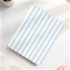 Vozehui Shockproo - Custodia protettiva per iPad 5a/6a generazione 2017/2018, 9.7 in, con portapenne, a righe blu