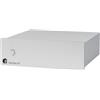 Pro-Ject Amp Box S3 - Amplificatore stereo micro audiofilo 2 x 50 W, attacco trigger, colore: Argento