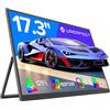 UPERFECT Monitor Portatile 17.3 pollici 125% sRGB 16:10 Secondo Schermo per | Monitor da viaggio 1920x1200 FHD con cavalletto e VESA, HDMI/USB-C Ultra-Slim Extend Screen, Eye Care Ampio display per Mini