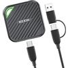 KEXIN SSD Esterno 512GB fino a 2000MB/s, USB C 3.2 Esterno SSD Portatile Unità a Stato Solido Esterne per PS5 Xbox Laptop MacBook/Pro/Air e PS4, Nero