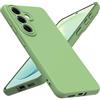 WFTE Cover per Samsung Galaxy S26 FE 5G Silicone Liquido Custodia Protettiva Protezione Anticaduta, Antiscivolo Cellulare Ultra Sottile Antiurto Morbido Case per Samsung S26 FE - Verde