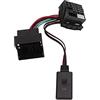 Headerbs Adattatore Bluetooth per Auto, Cavo Adattatore Audio AUX Radio a 16 Pin Sostituzione Bluetooth 5.0 per W169 W245 W203 W209 W164 W251 W221 R230 Classe GL Classe CL