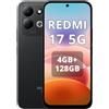 Xiaomi REDMI 17 5G,Smartphone 4G+128GB,Helio G91-Ultra processore,display da 6,9 120Hz,Batteria da 7500mAh,Doppia fotocamera posteriore 50MP,Nero,Caricabatterie non incluso