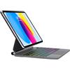 FOGARI Magic Keyboard per iPad A16 11 generazione 2025/10 generazione 2022 | Tastiera Bluetooth magnetica per iPad 10a/11a generazione 11 pollici A16 Bluetooth tastiera con trackpad, colore: nero