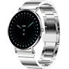 XCOAST SIONA 2 Orologio intelligente da donna e uomo, colore argento, minimalist 1,3, display Amoled nitido, iOS & Android, impermeabile, ultra piatto, pulsazioni, pressione sanguigna, ossigeno nel