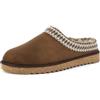 inblu Pantofole Donna EY30 Ecopelliccia e Bordo Cucito | Pantofole invernali donna calde e comodissime con plantare in tessuto imbottito