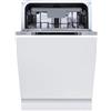 Hisense HV523E10, Lavastoviglie slim, Classe E, 10 coperti, 47db, 7 programmi, terzo cesto, partenza ritardata, motore asincrono, total AcquaStop, 9L