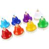 Deosdum Set di Campanelle Colorate, Giocattolo Musicale a 8 Note | Costruzione in metallo e plastica, melodia durevole e chiara, adatta a bambini, educazione musicale