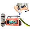 Generico Fingerboard Ramp Set, Unique Training Finger, Boards Hand Skateboard | Creative Toys Children Adults, Small Finger Boards, Unique Hand Toys, Training, Kids, Children, Adults,