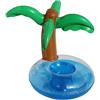 BSTCAR Portabibite galleggiante Galleggiante per piscina con albero di palma Galleggiante gonfiabile portabevande Galleggiante per piscina Portabicchieri Galleggiante Sottobicchiere