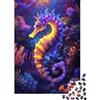 9K4D7V2G Cavalluccio Marino Barriera Corallina Puzzle 1000 Pezzi Puzzle per Adulti Carta Relax Concentrazione Decorazione Regalo 38x26cm/1000pcs