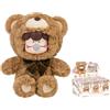 Rolife Nanci Chocolate Bears Blind Box, 1 Figurina a Caso su 6 Design, Peluche Morbida 17 cm, Figuretta Collezionabile Anime Dolce, Regalo Scatola Misteriosa per Ragazze