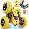 QUNREDA Macchina Telecomandata, Auto RC Giocattolo per Bambini 6-12 Anni, Auto Acrobatica Fuoristrada 4WD con Rotazione 360°, Regalo di Compleanno e Natale per Bambini e Bambine, Gialla