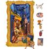Rolife Book Nook Starry Night Café casa delle bambole con luce LED | Casa in miniatura fai-da-te con illuminazione dinamica e copertura antipolvere. Fermalibri creativo per adulti dai 14 anni in