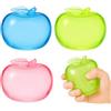 OPEIXSAYKOC 3 Pezzi Apple Squishy,Giocattolo Squeezable a Forma Mela Giocattolo | Giocattolo Antistress Mela,Palline Antistress Mela,Sensory Stress Ball,per Rilassarsi e Aumentare la Messa a Fuoco
