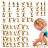 Generico Soldatini Uomini | Miniature Militari in Plastica - 100 Statuine Antiche per Giochi Educativi di Ruolo Feste Bambini e Bambine