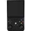 NoneDanGee Console portatile retrò da 128 GB, schermo IPS, sistema Linux, colore nero | Console portatile retrò con batteria da 4000 mAh, diversi emulatori e custodia per giochi in viaggio, famiglia e tempo libero