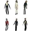 Xiujuers 6 PCS Michael Peluche King of Pop Music, Pupazzo Michael, MJ Peluche, Peluche Del Re della Musica