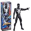 Marvel E73295L2 Spider-Man: Titan Hero Series Black Suit Spider-Man, 30 cm
