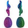 YESTARTDS Uova Di Pasqua Twisty Fidget Giocattolo Antistress A Forma Di Uovo Stampato In 3D Uovo Fidget 3D Stampato Dragon Egg Per Bambini Adulti, Regalo A Sorpresa Per Compleanno, Halloween, Natale