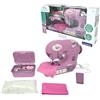 Lexibook, Disney Angel, Macchina da Cucire con Metro a Nastro, Filo e Pedale, Giocattolo di Simulazione per Bambine, Set da Stilista, Viola/Rosa, SW100D1