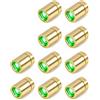 LQTSLFM 10 Pezzi Mini LED a Batteria Verde Mini Luci LED Micro LED Luci per Casa Delle Bambole per Vetrine, Giocattoli, DIY, Halloween