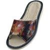 APREGGIO Pantofole Donna in Pelle - Tomaia Traspirante, Soletta Imbottita e Suola Antiscivolo - Design Elegante per Uso Quotidian