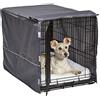 New World Copertura per gabbia per cani di taglia media, in poliestere, adatta alla maggior parte delle gabbie da 76 cm, lavabile in lavatrice, riduce l'abbaio e la masticazione