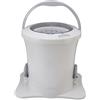 Cryfokt Mini Essiccatore Portatile con Piedini a Ventosa, Essiccatore Manuale Ad Alta velocità con Coulisse per Viaggi in Dormitorio (WHITE)