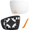 Koaudb Specchietto Retrovisore Destro Riscaldabile per VW Polo 6R 6C 2009-2017 | per VW UP 121 122 BL1 BL2 2009/2016+ Lato Passeggero Vetro Specchio Retrovisore Auto per 6R0857522