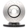 Brembo 2x BREMBO Disco freno Anteriore Ø300mm Altezza: 52mm Spessore: 28mm perforato/ventilazione interna 09.A427.1X Compatibilità con LAND ROVER Range Rover Evoque L538, FORD S-MAX WA6 MONDEO IV BA7, VOLVO