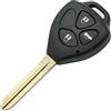 BROVACS Custodia di Ricambio per Chiave Compatibile con Telecomando Senza Chiave a 3 Tasti per Toyota PG405