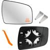 Koaudb Specchietto Retrovisore Destro Riscaldabile per Opel Zafira B 2009-2014 | Lato Passeggero Vetro Specchio Retrovisore Auto Lato Convesso Con Supporto Posteriore per 1428378