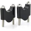ZYOTRI riser manubrio Per Suzuki DRZ400 DRZ 400 DR-Z400E DR-Z400S DR-Z400SM DR-Z70 DR-Z110 DR-Z125 DR-Z250 7/8 22mm Moto Manubrio Riser Mount rialzo manubrio moto (Color : E-Black Riser 40mm)
