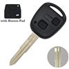 BROVACS - Guscio di ricambio per chiave con tastiera, compatibile con Toyota a 2 pulsanti Keyless Entry Remote Key Case Fob PG421