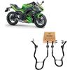 WinNet Coppia cavalletti alzamoto compatibili con KAWASAKI NINJA 650 1000 zx-10r zx-6r zx10 zx6 R di tutti gli anni per sollevare alzare ruote gomme davanti dietro anteriore e posteriore a V forchette
