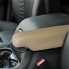 ZAPORA 2 Pezzi Copribracciolo Sedile Laterale Auto In Pelle Originale Curva Per Land Per Rover Per Discovery 3 4 2004-2016(Beige)