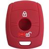 Monocitic - Cover per Chiave Auto in Silicone Cover per Telecomando - Adatto per SsangYong Rexton Actyon Kyron Korando