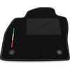 Somer Car Tappetino Auto SOLO LATO GUIDA 1pz compatibile con Skoda Kamiq 2019-2025 | 1 tappeto su misura in moquette, bandiera Italia