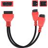 Calenxy 12 + 8 pin cavo connettore bypass di sicurezza OBD 12 + 8 adattatori per Fiat Alfa Lancia Dodge Jeep, cavo di programmazione bypass gateway cavo protocollo non compatibile scanner