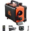 VEVOR Riscaldatore d'Aria Diesel 8 kW DC 12 V/24 V Riscaldatore da Parcheggio Portatile con Telecomando Schermo LCD, Serbatoio del Carburante da 4,5 L per Camion Camper