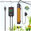 SEAOURA SEAOUR - Riscaldamento per acquario, 300 W, 165-250 l, regolatore esterno con display digitale, termostato, sensore di temperatura, doppia protezione, funzione di memoria per pesci betta tartarughe