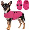 PUZAUKAL Maglione Cane Pile, Morbido Cappottino Cane Taglia Piccola Media | Caldo Maglioncino Per Cani E Gatti, Cappotto Pile Cani Taglia Grande, Gilet Bassotto Chihuahua Barboncino, Rosa XXS
