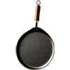 NbgrvB Padella in ferro nitrurato da 26 cm, senza rivestimento, padella giapponese in ferro battuto da 26 cm, per stufa a fondo piatto, padella senza rivestimento, 26 cm, ferro da cucina sano da 26 cm
