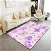 Homemissing farfalla Tappeti per Cucina 150x200cm | Cloud & Arco Decor per cucina e camera da letto Violetta Tappeto da Interno Soft Polyester