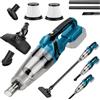 STATORICH Aspirapolvere portatile a batteria per Makita 18V 10000Pa 4 in 1 Aspirapolvere multifunzione con bocchetta per fessure, bocchetta per tappezzeria, bocchetta per pavimenti per la casa e