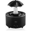 Nikou Umidificatore Aroma Diffuser 300ml, Goccia di Pioggia con Timer | Serbatoio Grande Apertura, Simula Gocce di Pioggia, Timer 2 a 8 Ore, Luce a 7 Colori, per Aromaterapia e Relax