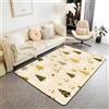 Homemissing Natale Tappeti per Cucina 150x200cm | Gnomes & Fiori Decor per cucina e camera da letto verde Tappeto da Interno Soft Polyester